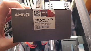 AMD Ryzen 7 5700X Prozessor mit AMD Ryzen 5 3600X tauscheneinbauen  CPU tausch AM 4 SOCKEL HD [upl. by Anair]