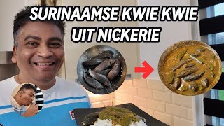 Kwie Kwie uit Suriname Nickerie lekker in Masala  Kwie kwie met Eieren  Hassar in curry [upl. by Von]