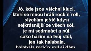 Halabala rock´n´roll  Karel Zich Karaoke tip [upl. by Assyn573]