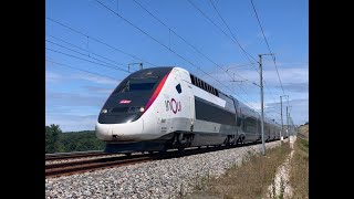 High speed TGV Eurostar Thalys OUIGO InOui in France [upl. by Santini]