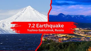 72 Magnitude Earthquake Triggers Shiveluch Volcano Eruption in Kamchatka [upl. by Assen558]