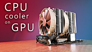 CPU cooler on GPU  superb performance [upl. by Dusty895]