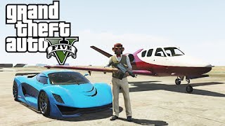 GTA 5 Online Business DLC Commentary Fully Customized Grotti Turismo R Jester and Vestra Jet [upl. by Eliseo]