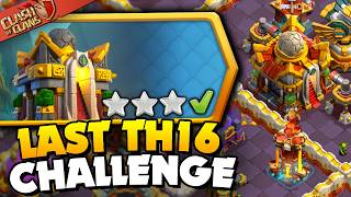 Easily 3 Star Last Town Hall 16 Challenge Clash of Clans [upl. by Helfant]