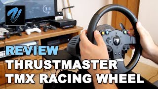 Thrustmaster TMX Force Feedback Racing Wheel REVIEW  Forza Motorsport Xbox One Series X and PC [upl. by Costanzia]