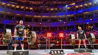 Hooper equals WORLD RECORD 360kg790lbs Axle Deadlift [upl. by Fruma]