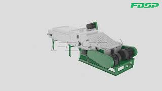 Biomass  MFSP Series Straw Double Rotor Pulverizer [upl. by Tima541]