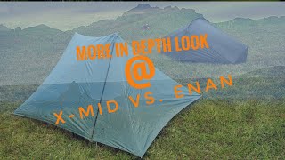 In Depth Comparison Between Durston XMid 1p Solid vs Hilleberg Enan [upl. by Jolie173]