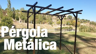 Pérgolas Metálicas  Instalación de pergola 3x2 BARATA y CALIDAD [upl. by Hersch595]