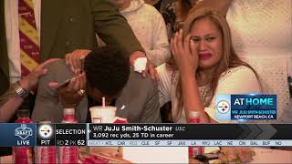 Pittsburgh Steelers select JuJu SmithSchuster from USC  Round 2 Pick 62  2017 NFL Draft [upl. by Anahgem]