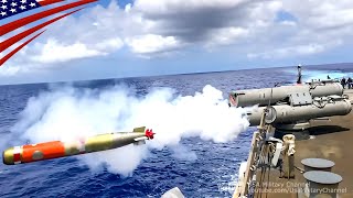 Torpedo Launch from Warships Submarine Aircraft amp Helicopter [upl. by Ecinue835]