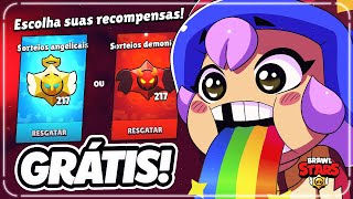 SUPERCELL FEZ A BOA ABRI MAIS de 200 DROPS GRÁTIS no BRAWL STARS [upl. by Okoyk]