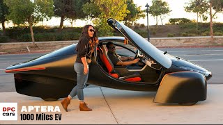 APTERA EV The Most Efficient Car Ever With 1000 Mile Range [upl. by Niledam]