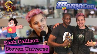 Steven Universe Voice Actor Zach Callison MoMoCon Interview [upl. by Aneram]