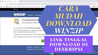 TUTORIAL WINZIP CARA PENGGUNAANYA dan Link File Winzip tinggal Download di Deskripsi [upl. by Bremser]