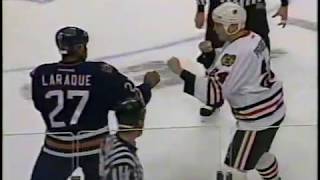 Georges Laraque vs Bob Probert Round 2 [upl. by Avla]