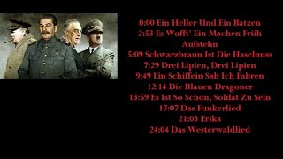 Top 10 German War Songs  top 10 des chansons de guerre allemandes WWII [upl. by Ettolrahs953]