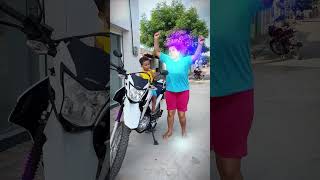 Gustavo na moto funny funnyvideo shorts [upl. by Sirahc839]