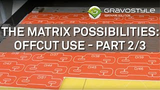 Logiciel Gravostyle™ Fonction Matrix multicopy Utilisation de chutes pour étiquette de câble 23 [upl. by Klayman]