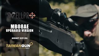 Well Pro MB08AE Upgraded Version  Range Test  Airsoft Replica Presentation [upl. by Rawdin]