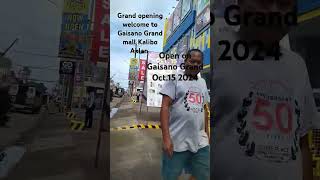 Gaisano Grand opening Part 1 [upl. by Enovaj387]