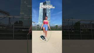 Learn jump rope dance in 12 seconds  trickytuesday jumprope learnjumprope [upl. by Ihculo]