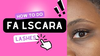 How to apply Falscara lashes by the brand KISS shorts diylashextensions falscara lashextensions [upl. by Aser]