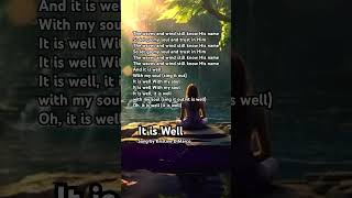 ❤️‍🔥It is Well by Kristine DiMarco weektoppraise modernhymns angelarmy 영어찬양 lyrics shorts [upl. by Kamaria]