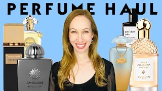 Perfume Haul  Initio Gritti Amouage Fragrance Du Bois and more [upl. by Valdas]