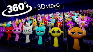 Incredibox Spurnki 360° 3D Experience CINEMA HALL 3D VR Animation [upl. by Isma]