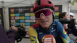 Giulio Ciccone  Interview at the start  Stage 2  Critérium du Dauphiné 2024 [upl. by Lauter]