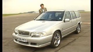 Volvo V70 R Minitest  Top Gear 1997 Tiff Needell [upl. by Airyk]