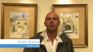 Andre Shama Israel Tour Guide Maranatha Tours [upl. by Nadbus897]