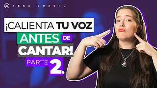 CALENTAMIENTO VOCAL PARA HOMBRES Y MUJERES  EJERCICIOS  YEKA COACH [upl. by Sidky]