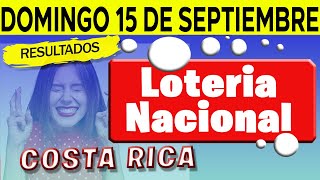 Sorteo Loteria Nacional del domingo 15 de septiembre del 2024 [upl. by Boehmer]