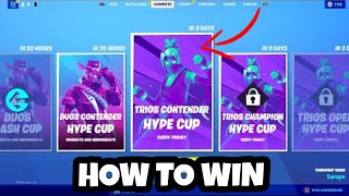 How To WIN The TRIOS CONTENDER HYPE CUP GET TOP 1  1500 HYPE [upl. by Enomsed351]