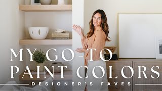 Designers Favorite Paint Colors  Interior Design Secrets [upl. by Eirameinna357]