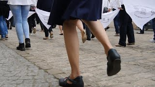 Dancing or hopping Procession Echternach Luxemburg springprocessie [upl. by Clower]