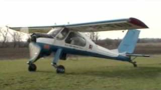 PZL Wilga Aircraft Airplane Extreme STOL Landing [upl. by Oitaroh]