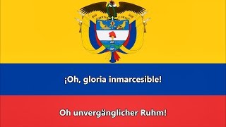 Nationalhymne der Republik Kolumbien Übersetzung  Anthem of Colombia [upl. by Murton257]