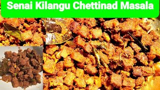 Senai Kilangu Chettinad Masala in Tamil [upl. by Hsetim]