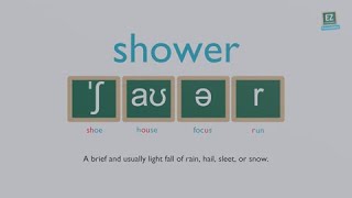 How to pronounce shower [upl. by Ailimaj872]