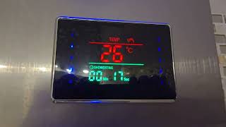 LED Shower tower with temperature screen 3 week review [upl. by Urban43]