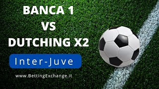 Banca 1 o Dutching X2  InterJuve  Diretta Betting Exchange  Puntata n 183 [upl. by Krishnah43]