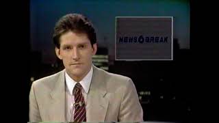 WLNS Lansing March 18 1986 Newsbreak Mike Redford [upl. by Anaeco]