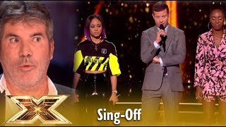 Shan vs Acacia amp Aaliyah SingOff Leads To A CRAZY Decision Live Shows 5  The X Factor UK 2018 [upl. by Annoyed621]