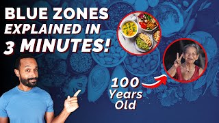 All You Need to Know about Blue Zones in 3 MINUTES  History Diet amp Habits [upl. by Aliemaj]