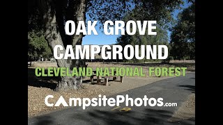 Oak Grove Campground Cleveland National Forest California [upl. by Dwight]