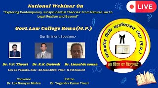 National webinar  Govt Law College Rewa [upl. by Aidam267]