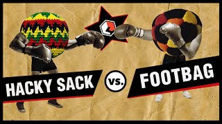 Hacky Sack vs Footbag [upl. by Hogle]